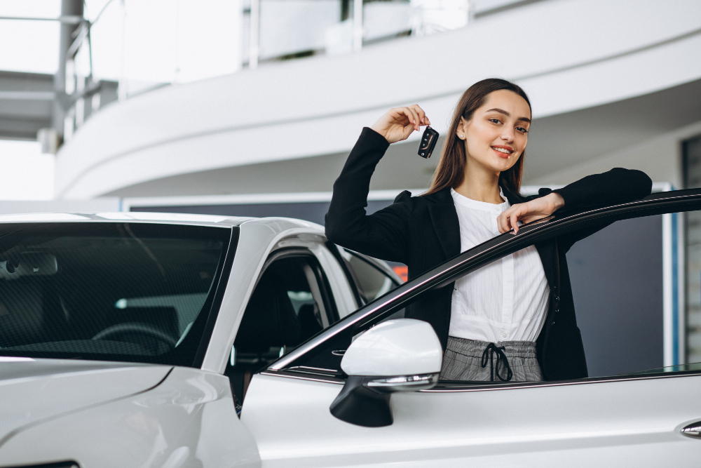 woman-choosing-car-car-showroom